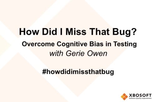 Software Testing Cognitive Biases with Gerie Owen